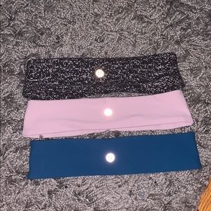 3 lululemon headbands